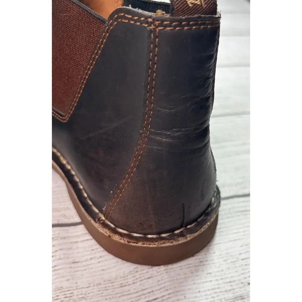 Blundstone Casual Series Mens Leather Chelsea Boots Crepe Sole Black Size 10